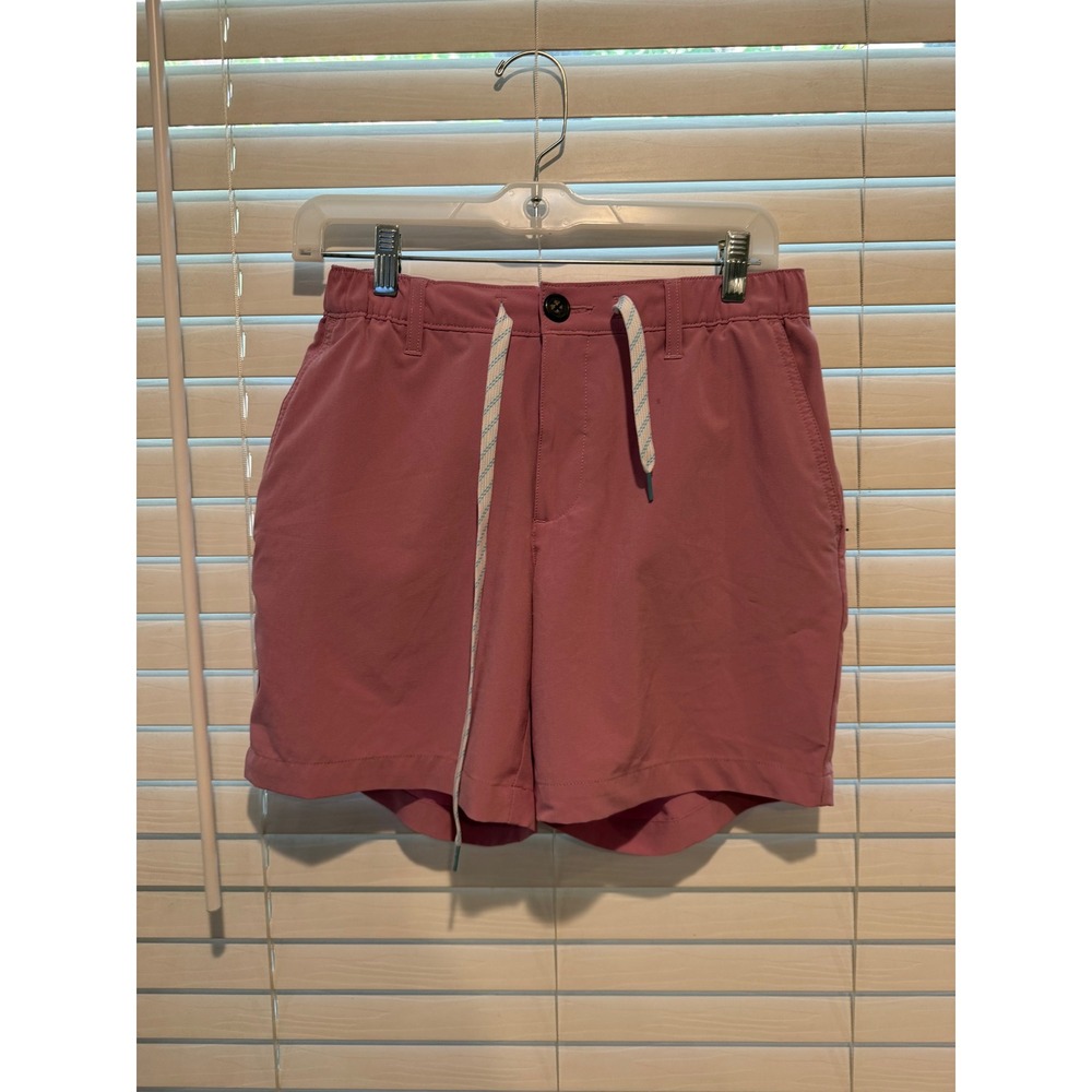 Chubbies Everywear Shorts Mens Small Pink Rose 6 Inch Inseam Elastic Waist